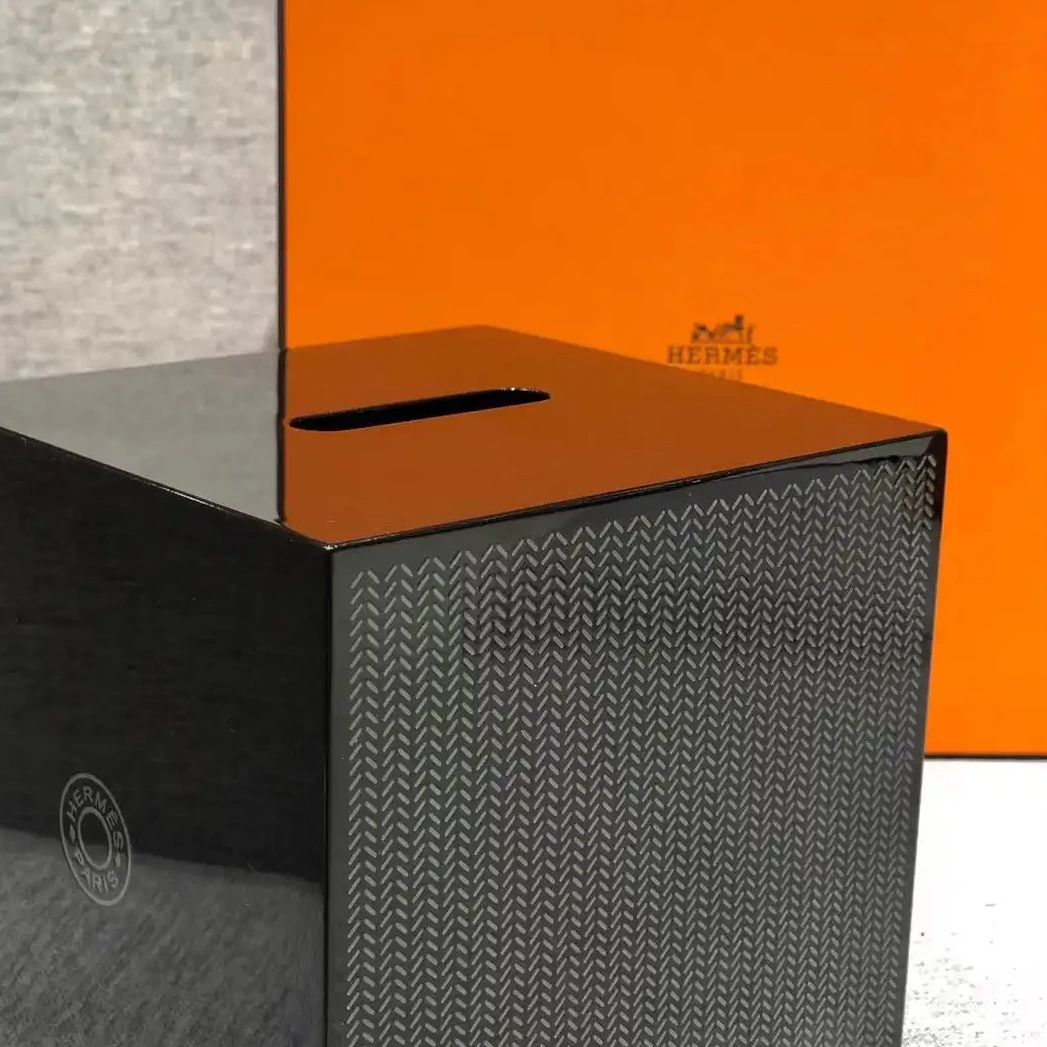 SQUARE HERMES KBOX TISSUE BOX 0516